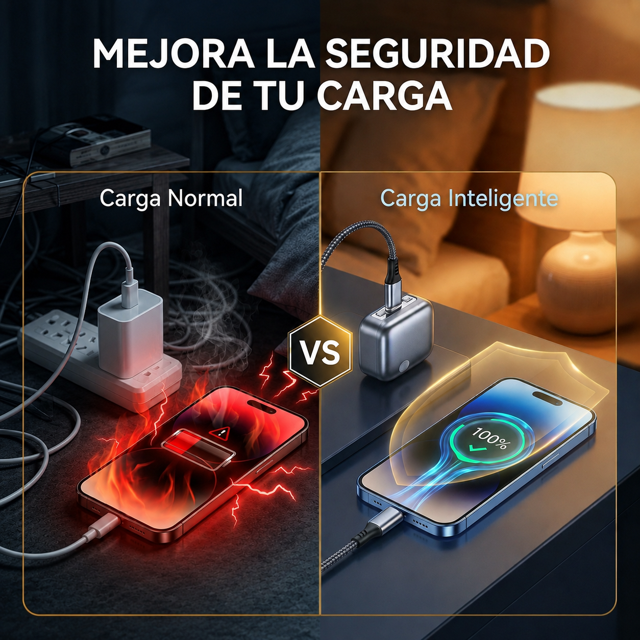 Adaptador de Carga Seguro (Tipo C)